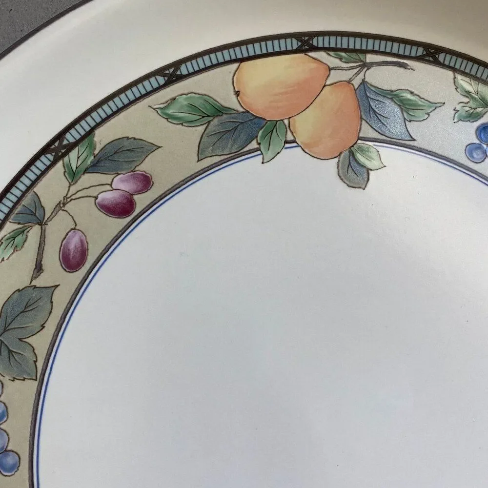 Mikasa Intaglio CAC29 Garden Harvest Classic Large Size Serving Platter, 14.25